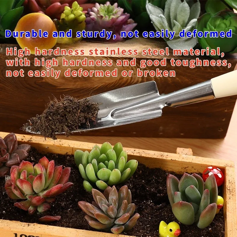 Flower pot shovel tool for household use, plant loosening, planting, weeding, stainless steel gardening shovel tool garden tools
Flower pot shovel tool for household use, plant loosening, planting, weeding, stainless steel gardening shovel tool garden tools