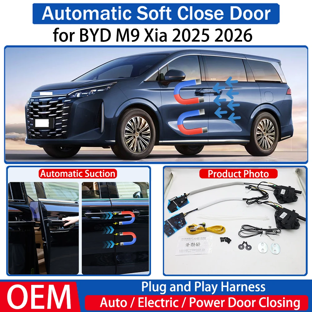 ZJCGO for BYD M9 Xia 2025 2026 OEM Car Automatic Soft Close Door Electric Suction Kit Auto Power Closing System Plug and play
ZJCGO for BYD M9 Xia 2025 2026 OEM Car Automatic Soft Close Door Electric Suction Kit Auto Power Closing System Plug and play