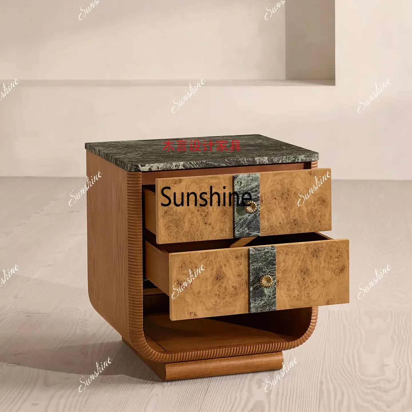 Medieval style retro tree tumor pattern solid wood bedside table wabi sandy wind bedroom storage cabinet
Medieval style retro tree tumor pattern solid wood bedside table wabi sandy wind bedroom storage cabinet