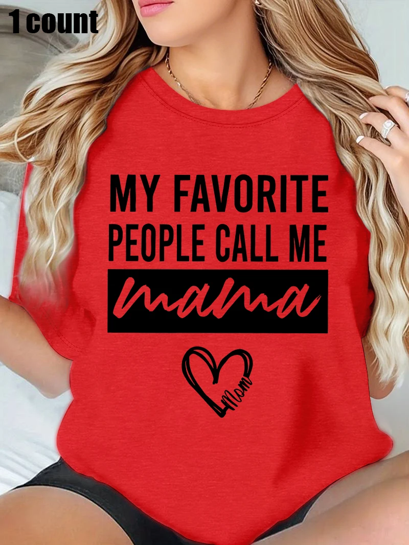 Плюс - Белая футболка с круглым вырезом - Футболка с названием мамы - тематический принт: Семья - Любящая и тепла - с сердечком
Плюс - Белая футболка с круглым вырезом - Футболка с названием мамы - тематический принт: Семья - Любящая и тепла - с сердечком