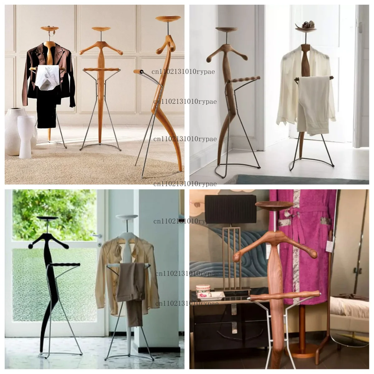 Simple solid wood floor coat rack for home bedroom, movable version
Simple solid wood floor coat rack for home bedroom, movable version