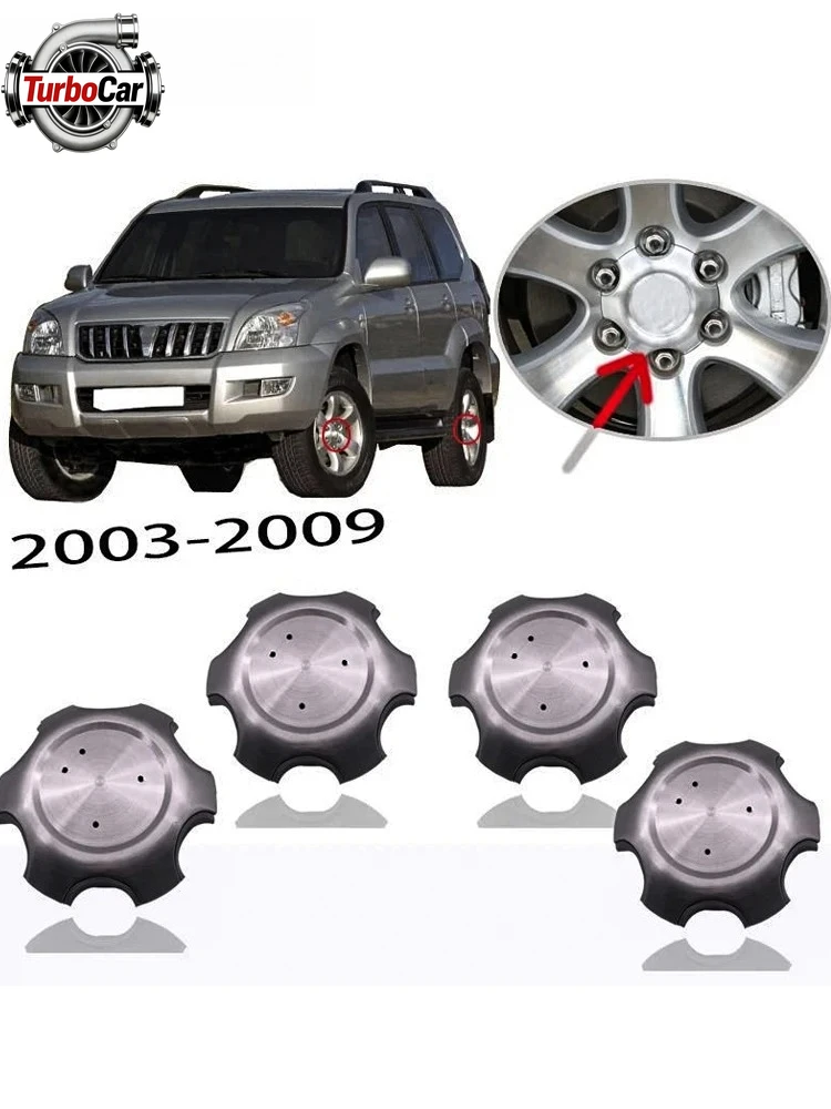For Toyota Land Cruiser Prado FJ120 2003-2009 Wheel Center Hub Caps Covers Replacement Accessories
For Toyota Land Cruiser Prado FJ120 2003-2009 Wheel Center Hub Caps Covers Replacement Accessories