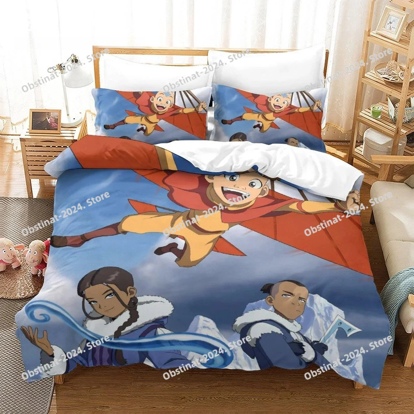 New Avatar The Last Airbender Bedding Set Printed Duvet Cover Pillowcase Single Double Style Queen King Size Sets
New Avatar The Last Airbender Bedding Set Printed Duvet Cover Pillowcase Single Double Style Queen King Size Sets