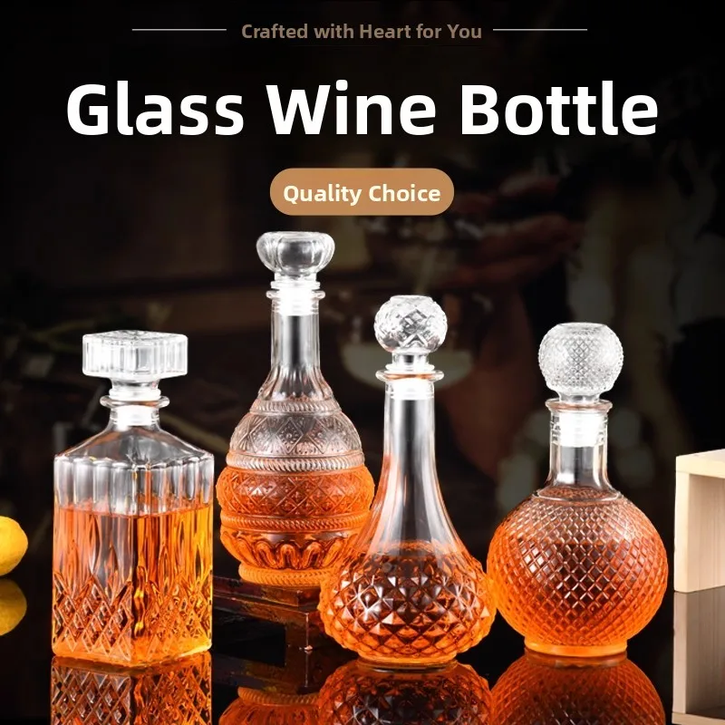 Glass Wine Bottle 2 Jin Empty Wine Bottle Home Use Wine Pot Wine Serving Container Red Wine Bottle Aerator European Style Pur...
Glass Wine Bottle 2 Jin Empty Wine Bottle Home Use Wine Pot Wine Serving Container Red Wine Bottle Aerator European Style Pur...