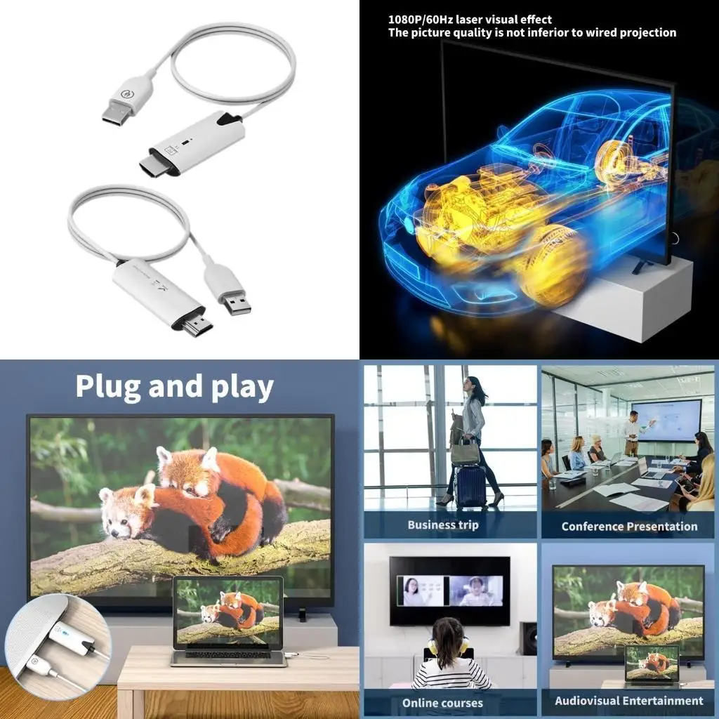 Wireless Transmitters Receiver HDMIcompatible Extender 1080P Video to Projectors
Wireless Transmitters Receiver HDMIcompatible Extender 1080P Video to Projectors