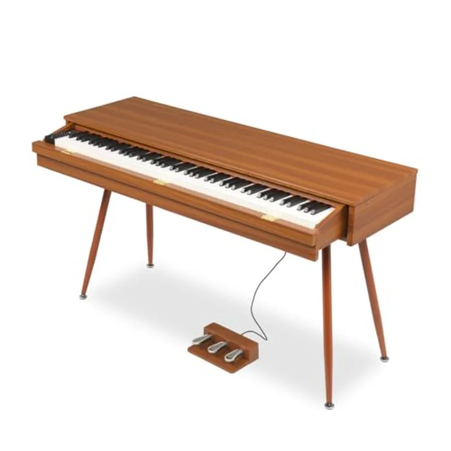 88 Key Weighted Digital Piano for home use, wood finish, premium sound quality, 3-pedal unit, headphone and Bluetooth connectiv
88 Key Weighted Digital Piano for home use, wood finish, premium sound quality, 3-pedal unit, headphone and Bluetooth connectiv