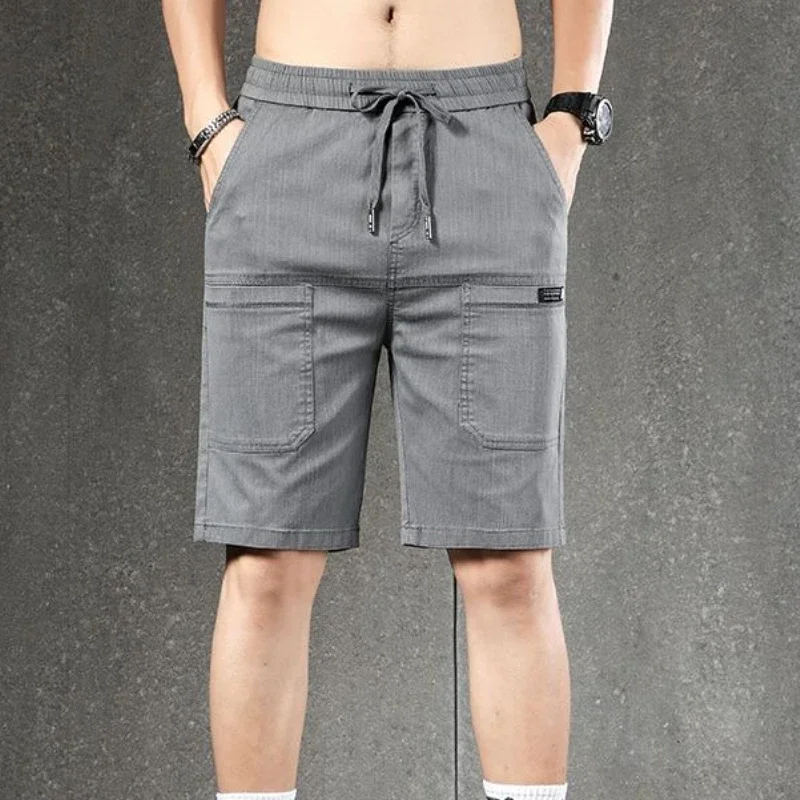 Half Man Denim Shorts Bermuda Wide Short Jeans Pants for Men With Pockets Long Drawstring Straight Baggy Loose Distressed Cut Xl
Half Man Denim Shorts Bermuda Wide Short Jeans Pants for Men With Pockets Long Drawstring Straight Baggy Loose Distressed Cut Xl