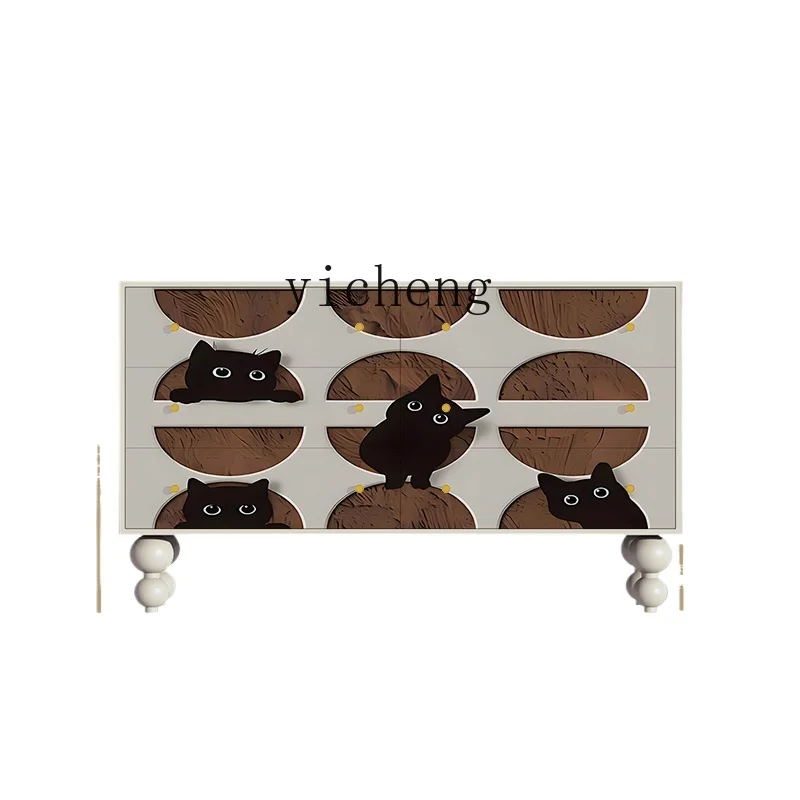 TQH Modern Cream Wind Bedroom Bedroom Bedside Aisle Locker Living Room Storage Cabinet
TQH Modern Cream Wind Bedroom Bedroom Bedside Aisle Locker Living Room Storage Cabinet