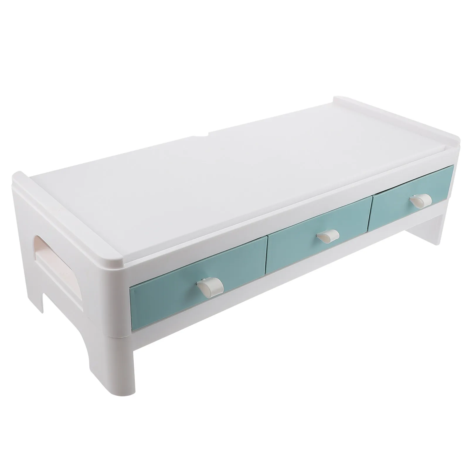 1Pcs Monitor Stand Plastic Computer Heightening Rack for Ergonomic Desk Setup Office Home Supply Computer Screen Riser