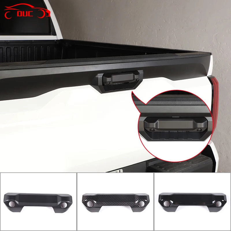 ABS Car Rear Trunk Tail Gate Door Handle Decoration Cover Trim Sticker Protector For Toyota Tundra 2022-2023 Car Accessories
ABS Car Rear Trunk Tail Gate Door Handle Decoration Cover Trim Sticker Protector For Toyota Tundra 2022-2023 Car Accessories
