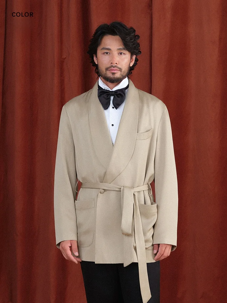 Elegant Short Men's Robe Bathrobe Linen Acetate Lyocell CULTUM Casual Summer Home Wear Youth Suitable Four Seasons Universal
Elegant Short Men's Robe Bathrobe Linen Acetate Lyocell CULTUM Casual Summer Home Wear Youth Suitable Four Seasons Universal
