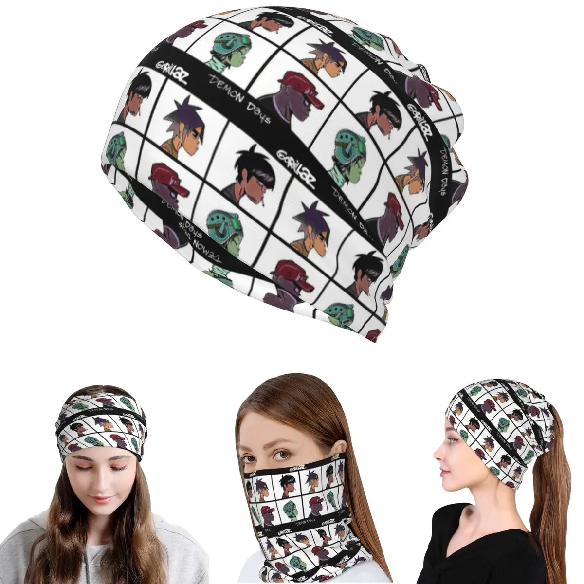 Music Band Gorillaz Bandana Neck Gaiter Magic Scarf Warm Headwear Beanies Hat for Men Women Adult Breathable
Music Band Gorillaz Bandana Neck Gaiter Magic Scarf Warm Headwear Beanies Hat for Men Women Adult Breathable