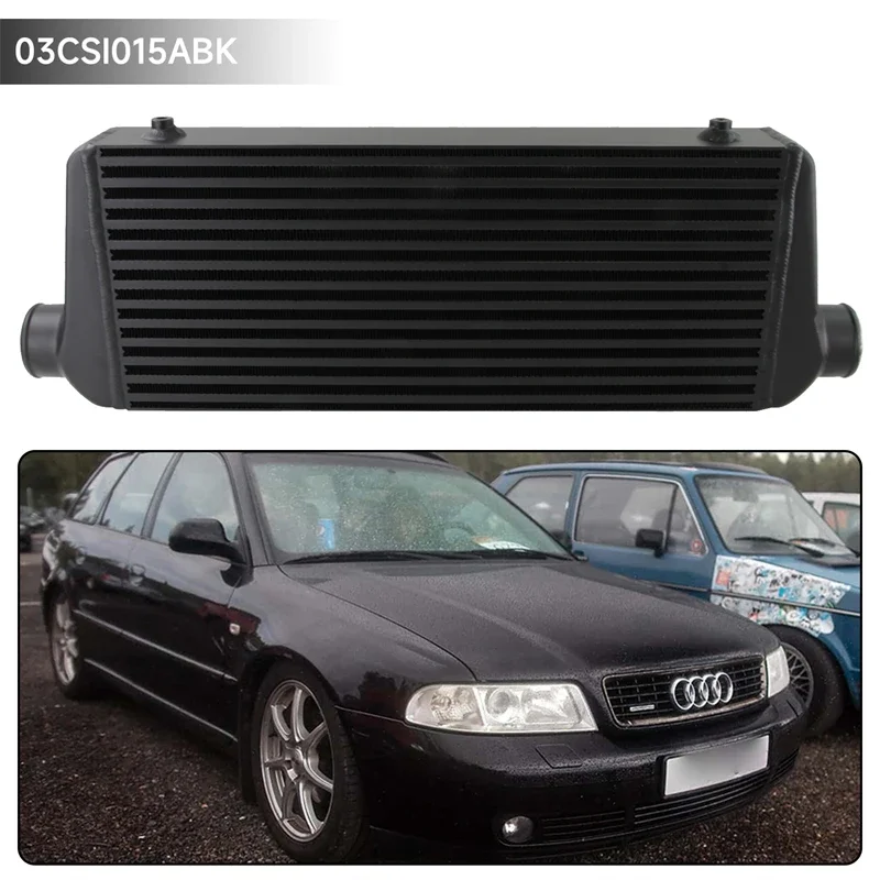 Universal Bar & plate Aluminum Intercooler 550x230x76mm Inlet/Outlet 2.5" 63mm Black
Universal Bar & plate Aluminum Intercooler 550x230x76mm Inlet/Outlet 2.5" 63mm Black