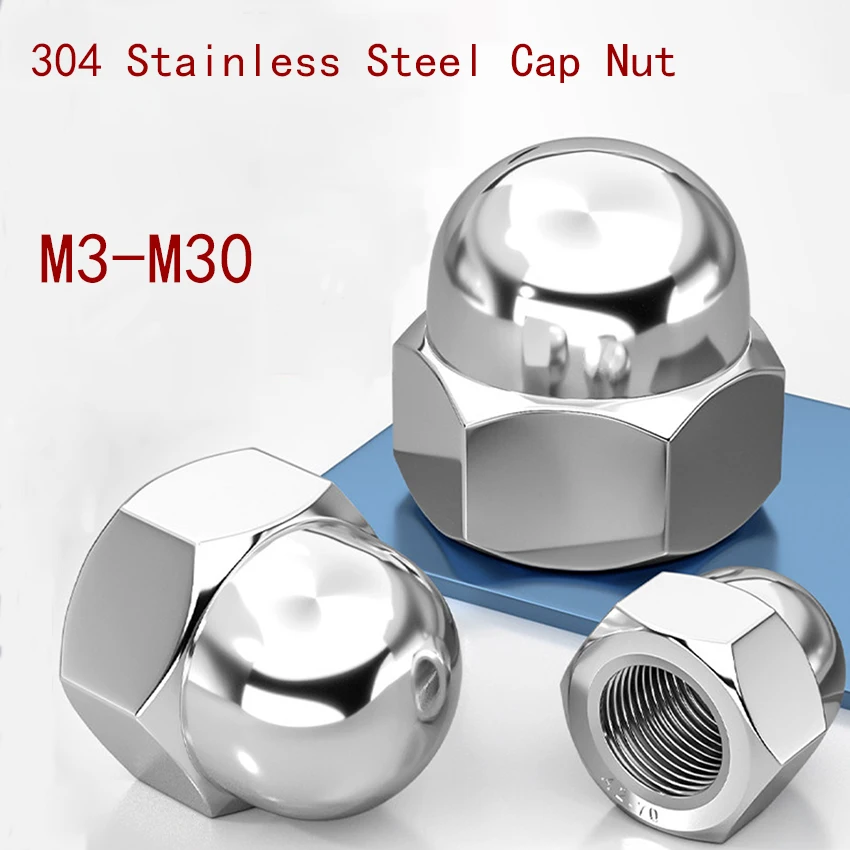 304 Stainless Steel Hexagonal Cap Nut Cap Decorative Nut dome Nut M3 M4 M5 M6 M8 M10 M12M 14 M16 M18 M20 M22 M24 M27 M30
304 Stainless Steel Hexagonal Cap Nut Cap Decorative Nut dome Nut M3 M4 M5 M6 M8 M10 M12M 14 M16 M18 M20 M22 M24 M27 M30