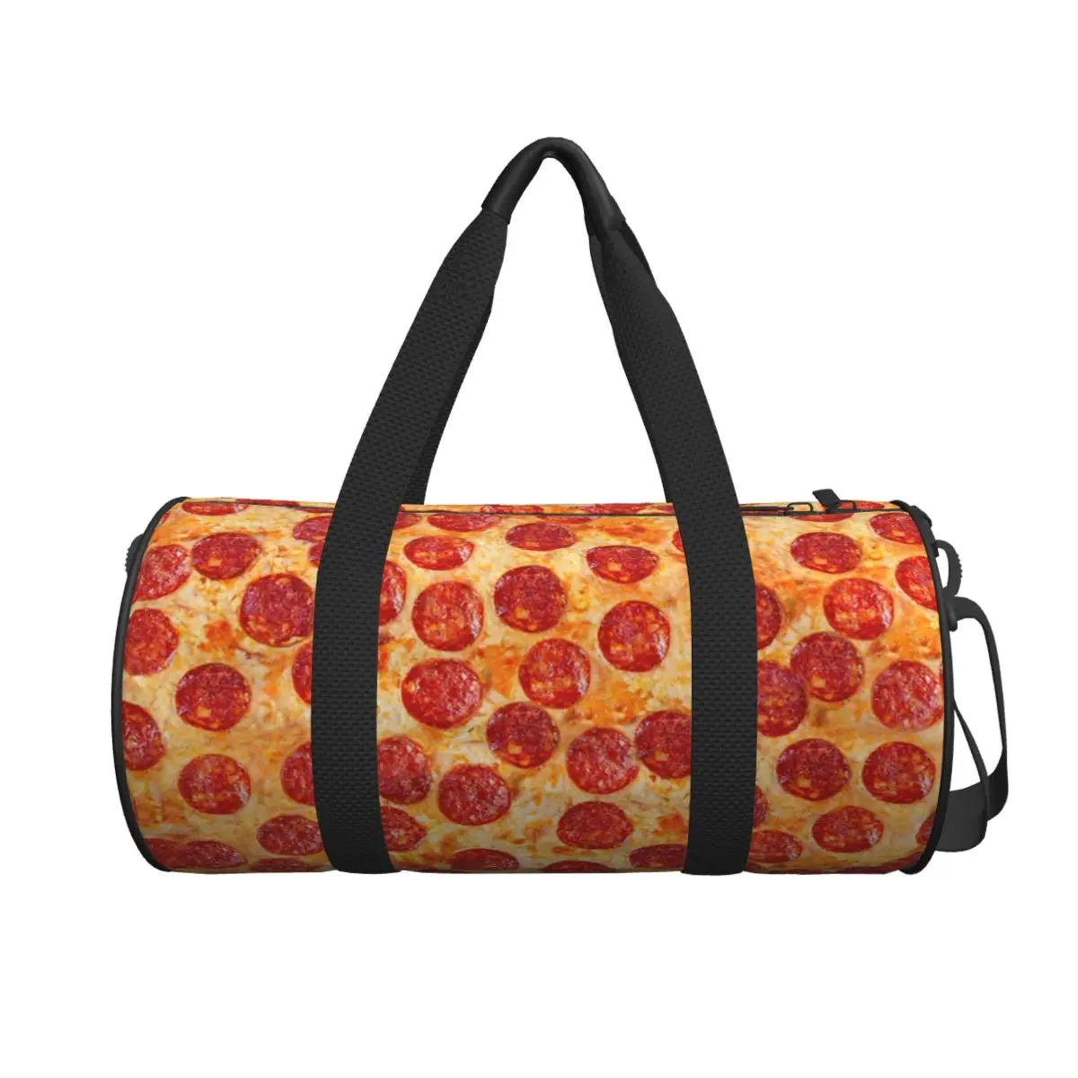 Реалистичный узор пиццы Пепперони, большая спортивная сумка, многофункциональная дорожная сумка Duffle, сумки для фитнеса
Реалистичный узор пиццы Пепперони, большая спортивная сумка, многофункциональная дорожная сумка Duffle, сумки для фитнеса