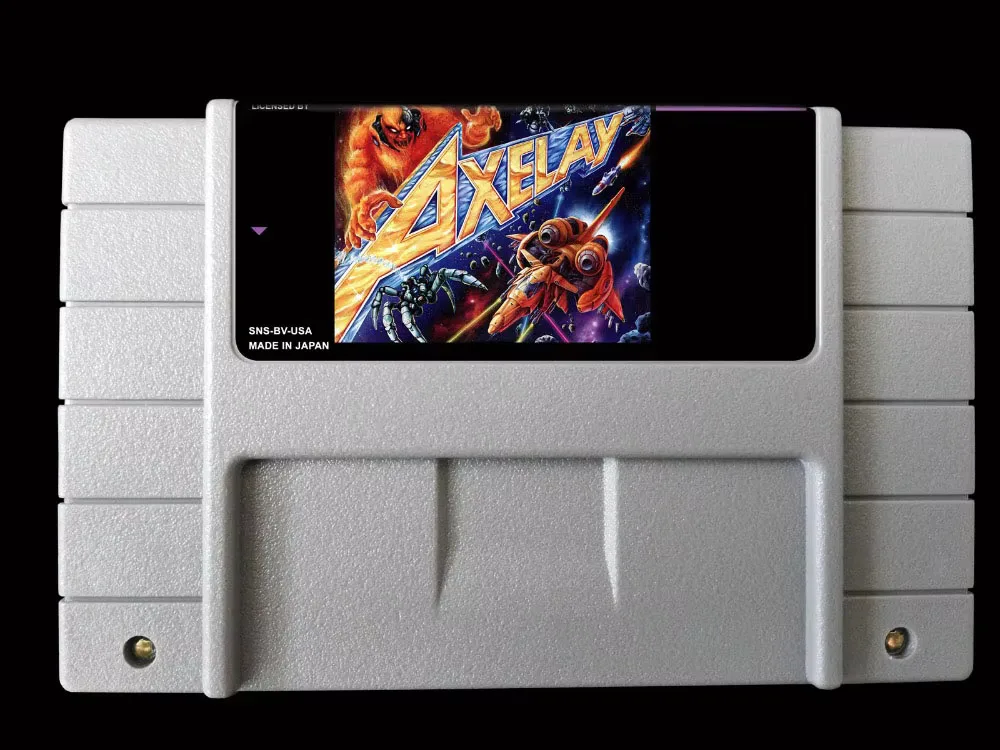 16-битные игры ** AXELAY (версия для США!!)
16-битные игры ** AXELAY (версия для США!!)