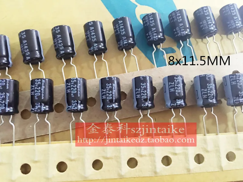 2020 hot sale 30PCS/50pcs Japan Rubycon 35V220UF 8X11.5 ZLH long life 105 degrees electrolytic capacitors free shipping
2020 hot sale 30PCS/50pcs Japan Rubycon 35V220UF 8X11.5 ZLH long life 105 degrees electrolytic capacitors free shipping