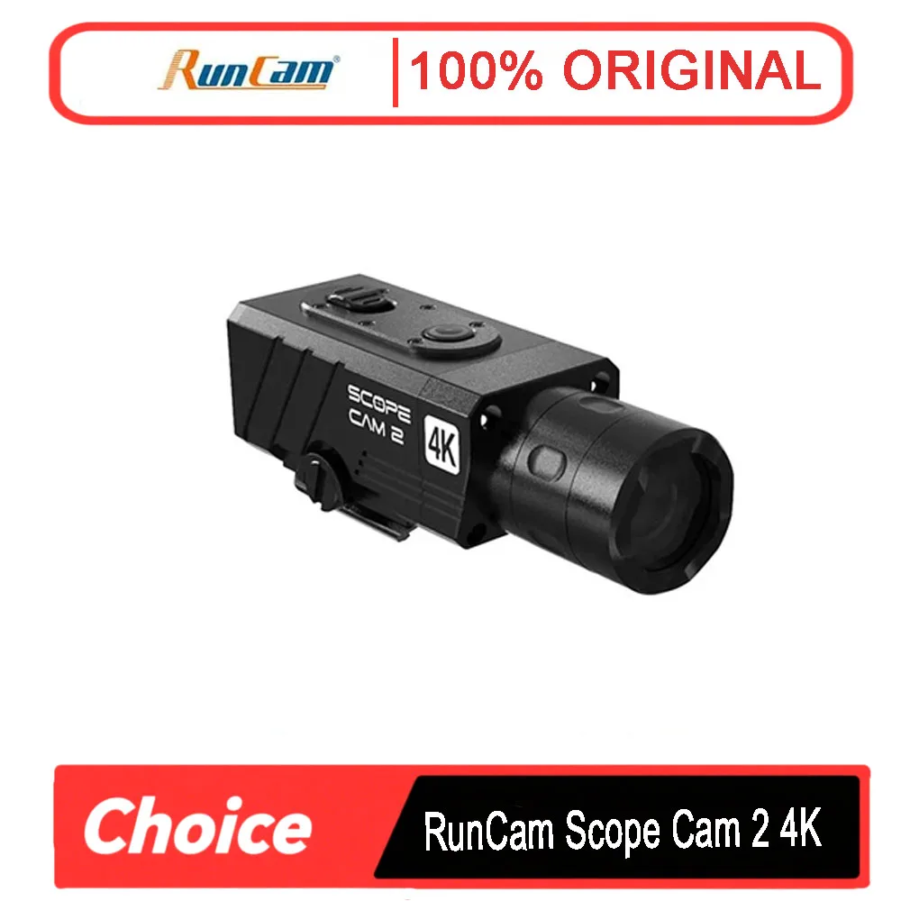 RunCam Scope Cam 2 4K Airsoft Camera - Digital Zoom | Custom Crosshairs | IP64 | APP Control - 1400mAh 128GB
RunCam Scope Cam 2 4K Airsoft Camera - Digital Zoom | Custom Crosshairs | IP64 | APP Control - 1400mAh 128GB