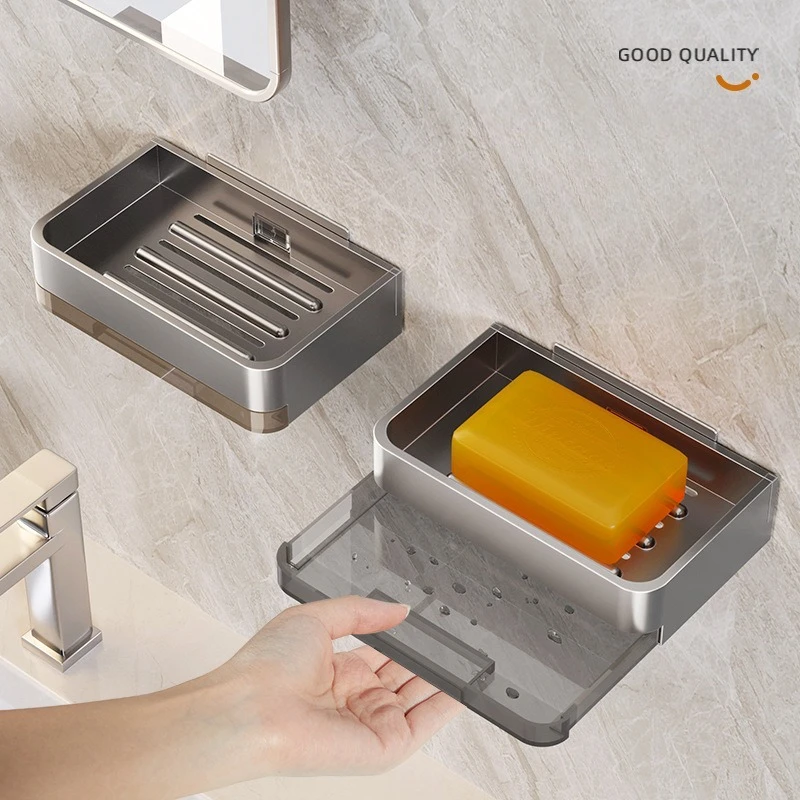 Metal Iron Soaps Holder Punch-free Bathroom Soap Dish With Drain Water Wall Soap Dishes Organizer Bathroom Stotage Accessories
Metal Iron Soaps Holder Punch-free Bathroom Soap Dish With Drain Water Wall Soap Dishes Organizer Bathroom Stotage Accessories