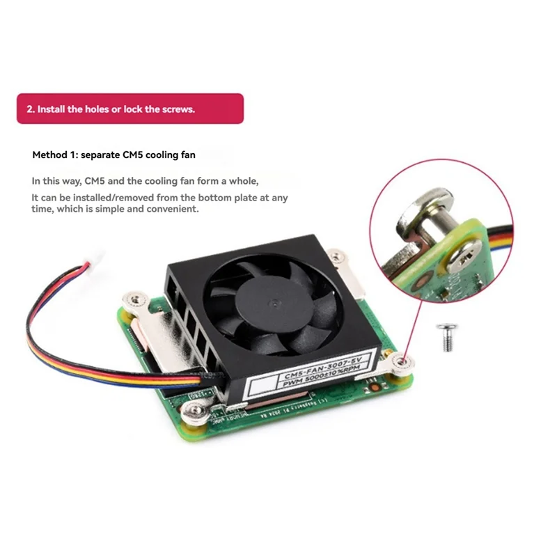Охлаждающий вентилятор LBER CM5 для вычислительного модуля Raspberry Pi 5, малошумный, с теплопроводящей лентой CM5-FAN-3007-5V
Охлаждающий вентилятор LBER CM5 для вычислительного модуля Raspberry Pi 5, малошумный, с теплопроводящей лентой CM5-FAN-3007-5V
