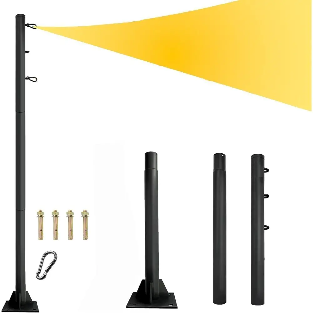 2026 Upgraded Sun Shade Sail Pole 9.5t Outdoor Sunshade Sail Post Support Awning Heavy Duty Metal Pole Kit or Outside Patio Gard
2026 Upgraded Sun Shade Sail Pole 9.5t Outdoor Sunshade Sail Post Support Awning Heavy Duty Metal Pole Kit or Outside Patio Gard