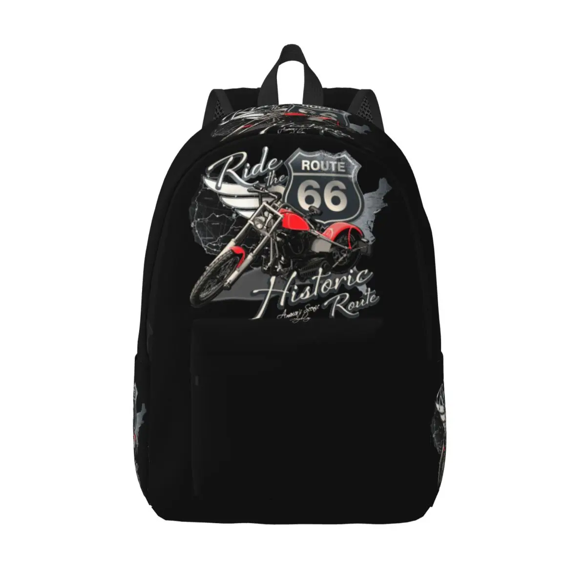 Retro Biker Route 66 Casual Backpack Outdoor Student Business Mother Road American Daypack for Men Women College Shoulder Bag
Retro Biker Route 66 Casual Backpack Outdoor Student Business Mother Road American Daypack for Men Women College Shoulder Bag