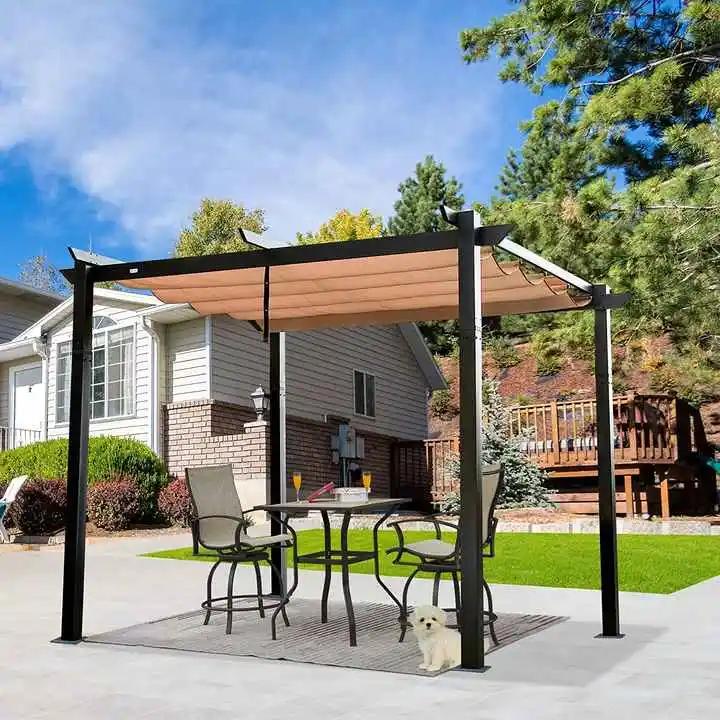 !@3X3M Aluminum Foldable Garden Pergola Gazebo with Sliding Roof Covers for Outdoor Patio Canopy & Pergola
!@3X3M Aluminum Foldable Garden Pergola Gazebo with Sliding Roof Covers for Outdoor Patio Canopy & Pergola