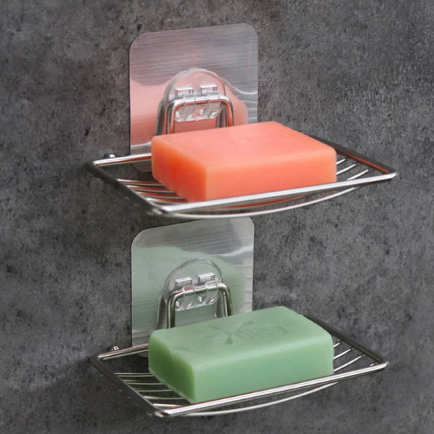 2pcs Stainless Steel Soap Dishes Bathroom Soap Rack Wall-mounted Wall Shelf Soap Tray Storage
2pcs Stainless Steel Soap Dishes Bathroom Soap Rack Wall-mounted Wall Shelf Soap Tray Storage