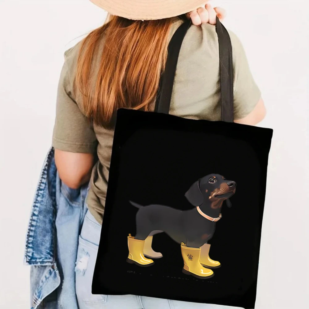 Funny Animal Meme Print Reusable Canvas Tote Bag, Large Capacity Casual Shoulder Bag for Daily Shopping & Outdoor Use
Funny Animal Meme Print Reusable Canvas Tote Bag, Large Capacity Casual Shoulder Bag for Daily Shopping & Outdoor Use