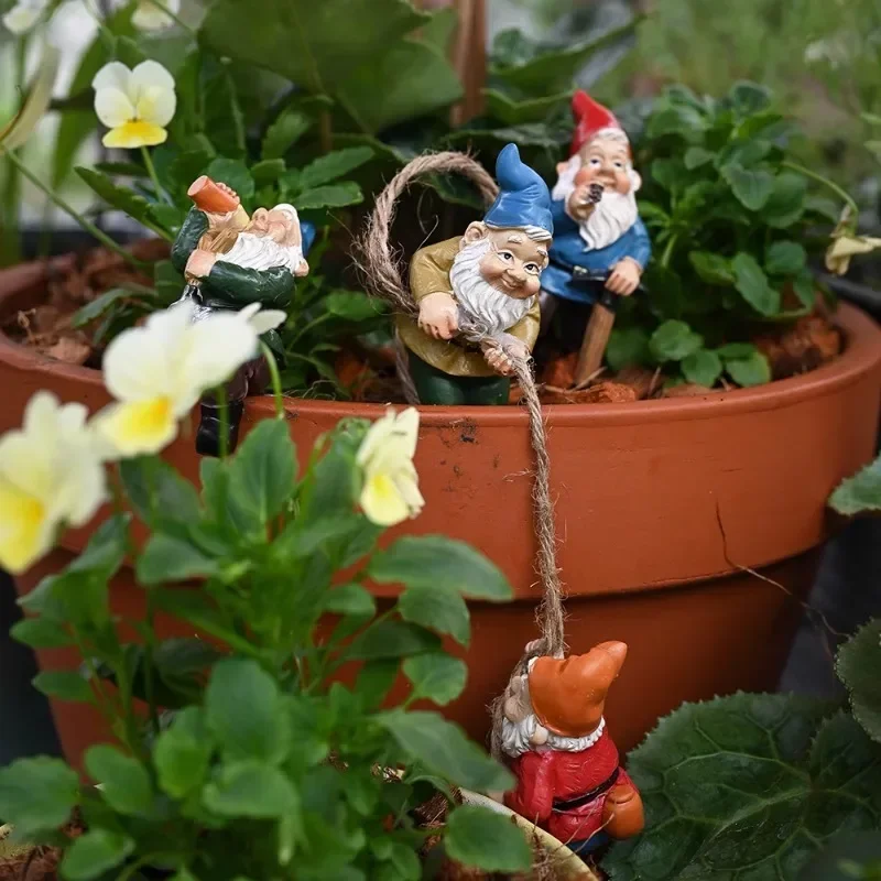 Mini Gnome Statue Outdoor Fairytale Garden Resin Crafts Flower Pot Dwarf Micro Landscape Ornaments Gardening Home Decoration
Mini Gnome Statue Outdoor Fairytale Garden Resin Crafts Flower Pot Dwarf Micro Landscape Ornaments Gardening Home Decoration