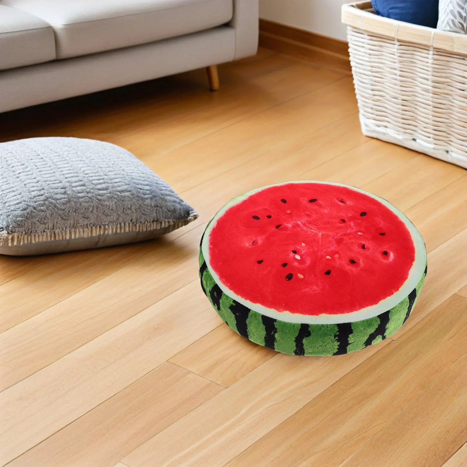 Watermelon Pillow Decorative 3D Simulated Fruit Shaped Cushion for Sofa Chair Bed Home Decoration Seat Pad Soft Comfortable
Watermelon Pillow Decorative 3D Simulated Fruit Shaped Cushion for Sofa Chair Bed Home Decoration Seat Pad Soft Comfortable