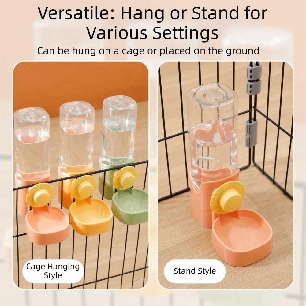 Cage Hanging Rabbit Water Bottle Green Yellow Pink PP Pet Feeder Ball Bearings Anti-Drip Design Dog water drinking bottle
Cage Hanging Rabbit Water Bottle Green Yellow Pink PP Pet Feeder Ball Bearings Anti-Drip Design Dog water drinking bottle