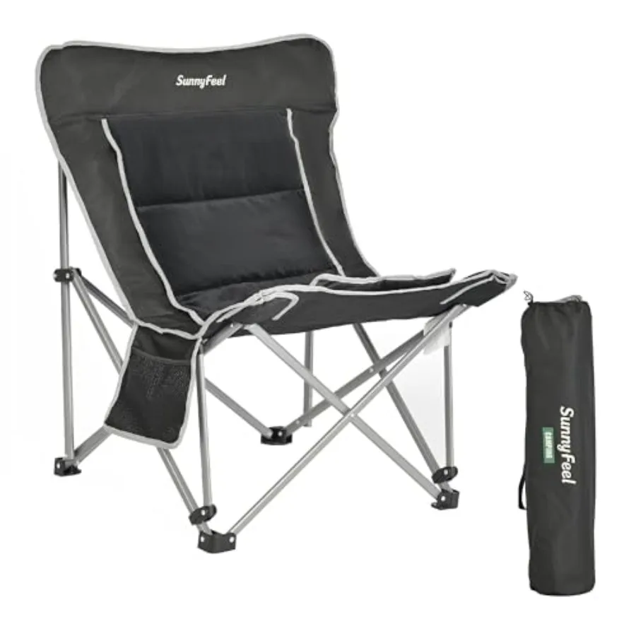 Oversized Camping Folding Chair for Outdoor Camp with Cup Holders and Carry Bag, Versatile Indoor-Outdoor Comfy Butterfly Chair
Oversized Camping Folding Chair for Outdoor Camp with Cup Holders and Carry Bag, Versatile Indoor-Outdoor Comfy Butterfly Chair