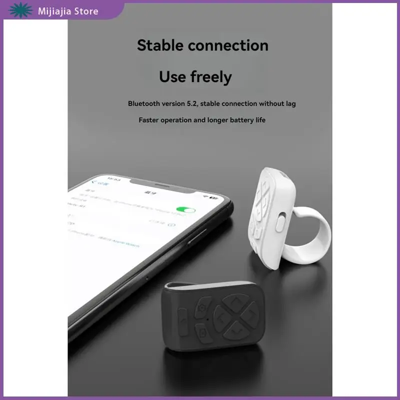 Wireless Bluetooth Remote Control Fingertip Remote Control Ring Page Turner Rolling Ring For Phones Tablets Cameras SALES
Wireless Bluetooth Remote Control Fingertip Remote Control Ring Page Turner Rolling Ring For Phones Tablets Cameras SALES