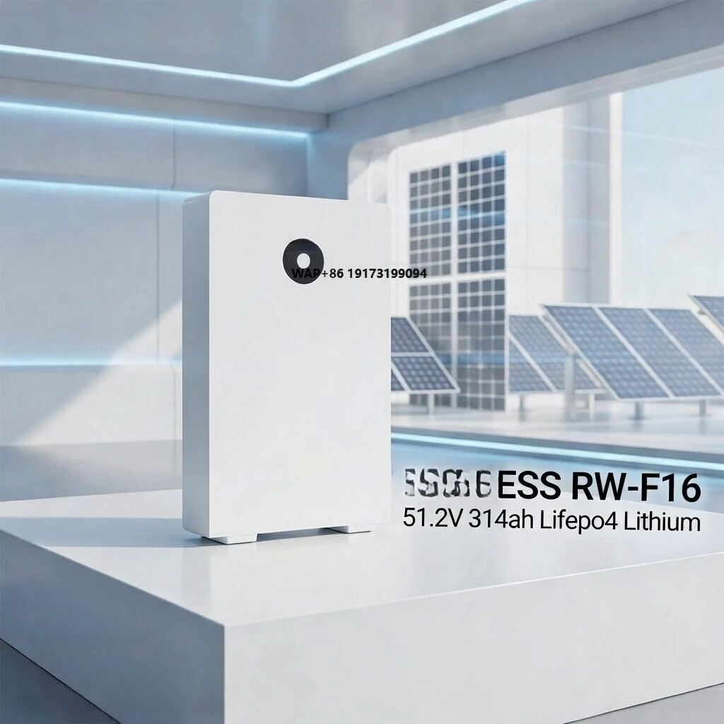 Deye RW-F16 ESS Storage Battery Lifepo4 Battery 51.2v 314ah 16kwh Solar Battery with 12k 15k Hybrid Inverter
Deye RW-F16 ESS Storage Battery Lifepo4 Battery 51.2v 314ah 16kwh Solar Battery with 12k 15k Hybrid Inverter
