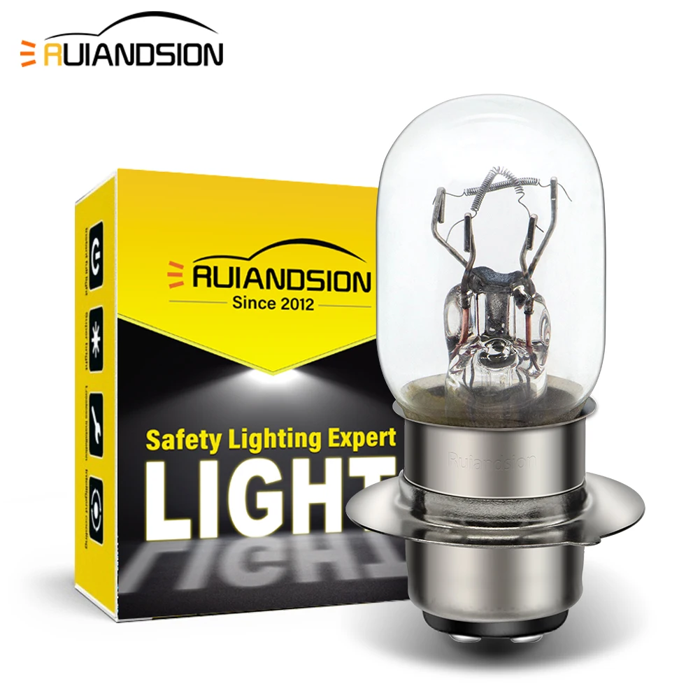 Ruiandsion H6M Bulbs 12V 25W 35W P15D Halogen Lamp Motorcycle Headlight Fog Lamp Warm White
Ruiandsion H6M Bulbs 12V 25W 35W P15D Halogen Lamp Motorcycle Headlight Fog Lamp Warm White
