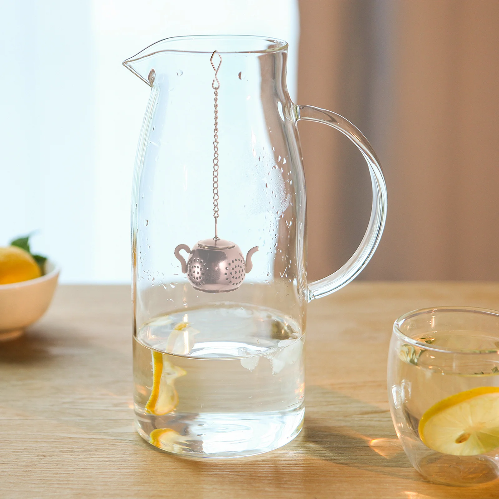 Reusable Stainless Steel Tea Infuser in Cute Teapot Shape with Hook Fine Filtration for Loose Leaf Tea Lovers Home Kitchen
Reusable Stainless Steel Tea Infuser in Cute Teapot Shape with Hook Fine Filtration for Loose Leaf Tea Lovers Home Kitchen