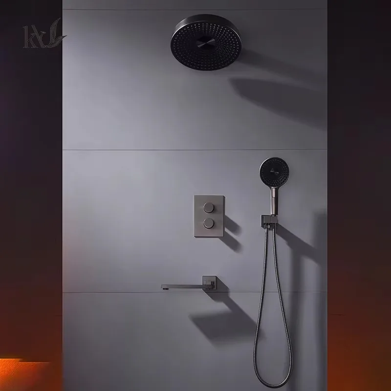 Brass Single Handle Three Function Concealed Rainfall Handheld Shower Set
Brass Single Handle Three Function Concealed Rainfall Handheld Shower Set