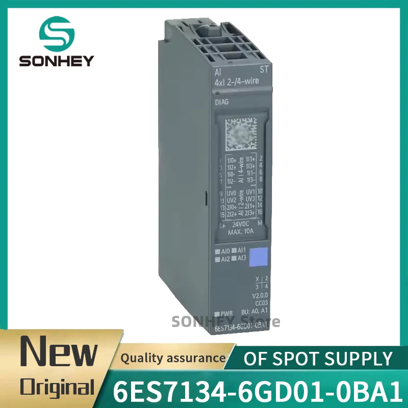 New Original 6ES7134-6GF00-0AA1 6ES7134-6GD01-0BA1 6ES7134-6HD01-0BA1 6ES7132-6BH01-0BA0 PLC Module
New Original 6ES7134-6GF00-0AA1 6ES7134-6GD01-0BA1 6ES7134-6HD01-0BA1 6ES7132-6BH01-0BA0 PLC Module