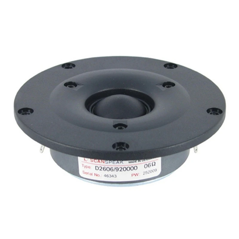 HF-234 Hi-Fi колонки 1 дюйм с покрытием из ткани диафрагмы ВЧ-динамик/D2606920000/ 6 Ом 91.4dB
HF-234 Hi-Fi колонки 1 дюйм с покрытием из ткани диафрагмы ВЧ-динамик/D2606920000/ 6 Ом 91.4dB