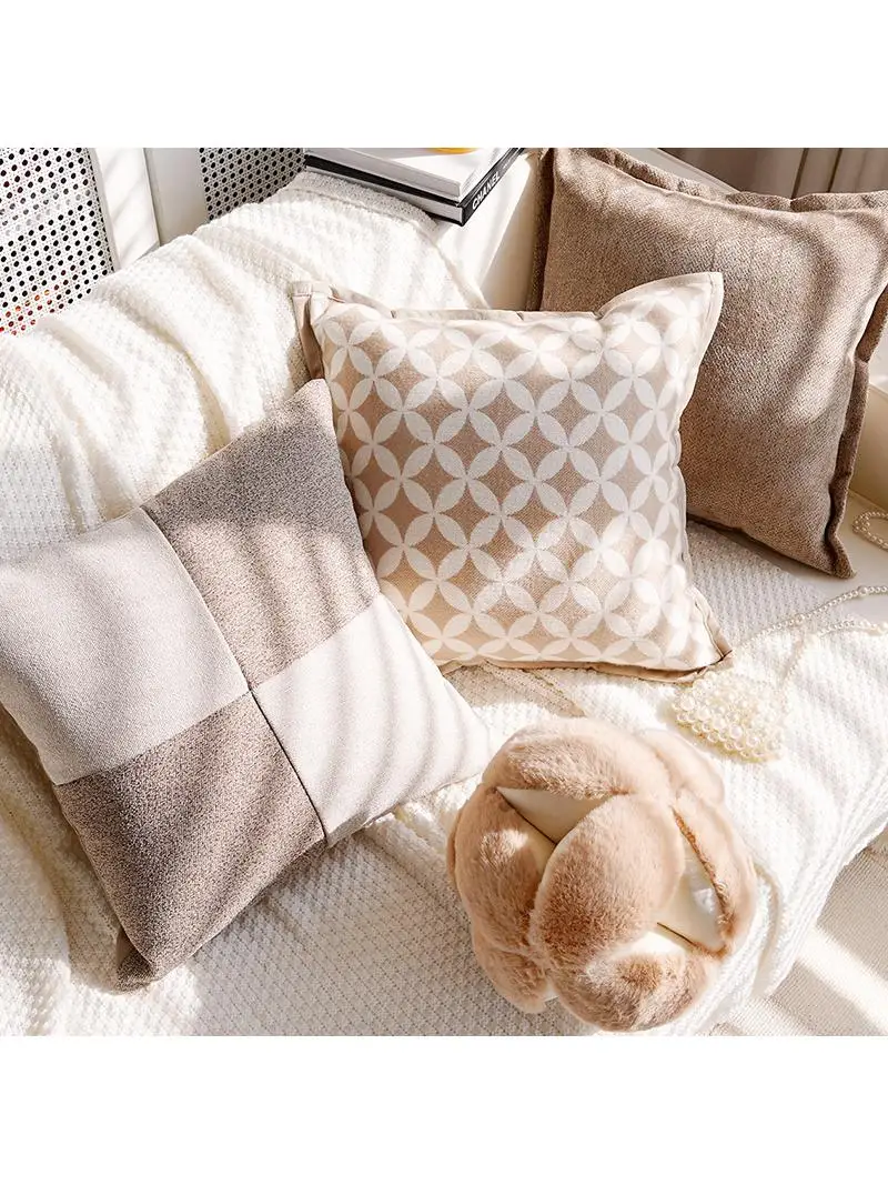 Nordic High-End Home Pillowcase Cream Style Sofa Pillow Cover Bed Window Pillow Case Soft Fabric Couch Cushion Decor
Nordic High-End Home Pillowcase Cream Style Sofa Pillow Cover Bed Window Pillow Case Soft Fabric Couch Cushion Decor