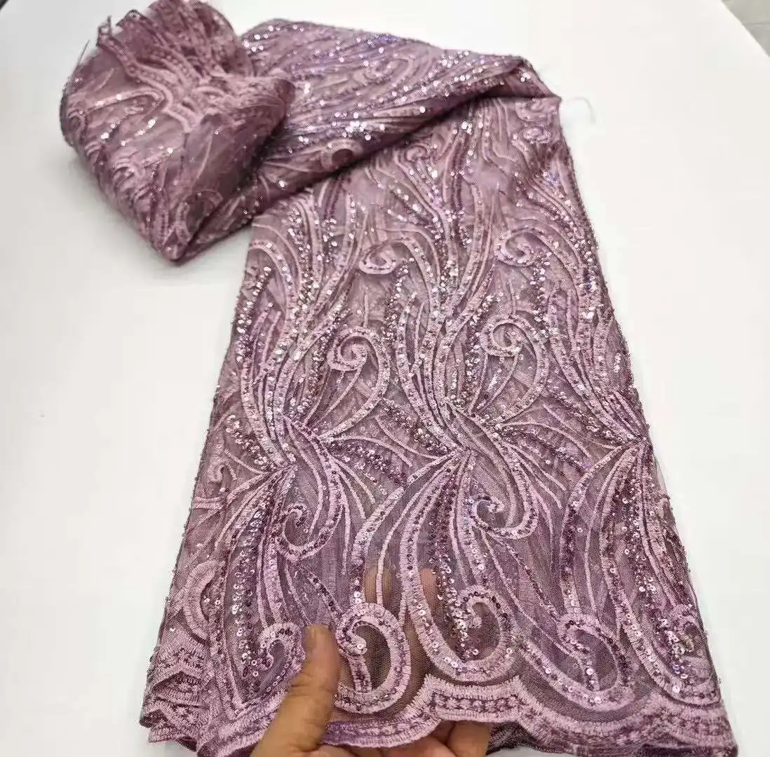 Luxury French Mesh Lace Material Shinning Sequins evening dress Net Fabric Embroidery Glitter Fabric For Clothing Fashion
Luxury French Mesh Lace Material Shinning Sequins evening dress Net Fabric Embroidery Glitter Fabric For Clothing Fashion