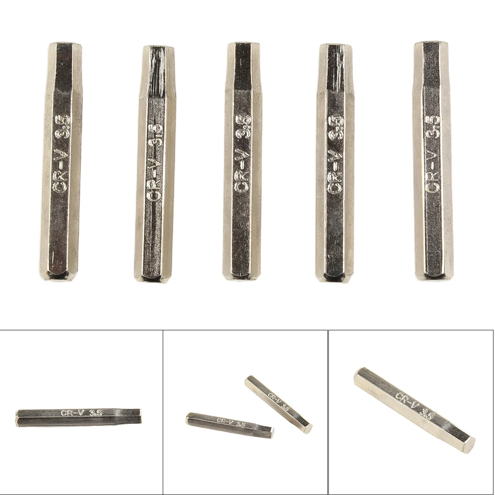 5 Pcs Screwdriver Bit H428mm Small Hex Screwdriver Bit H0.7 H0.9 H1.5 H3 H4 4mm Hex Shank Furniture Industry Screw Equipment
5 Pcs Screwdriver Bit H428mm Small Hex Screwdriver Bit H0.7 H0.9 H1.5 H3 H4 4mm Hex Shank Furniture Industry Screw Equipment