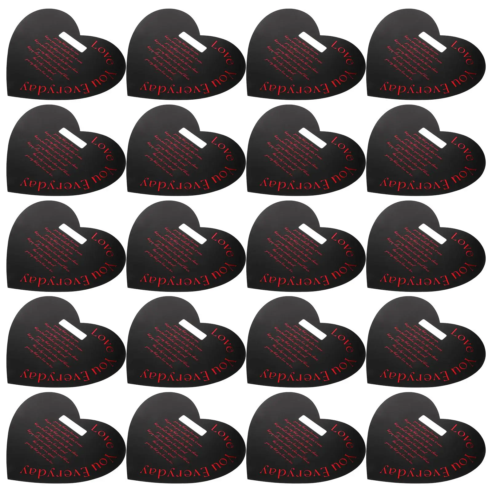 20 Pcs Single Jacquard Box Bouquet Holder Handheld Black Paper Rose Accessories Valentine Decorations Heart Shape Floral
20 Pcs Single Jacquard Box Bouquet Holder Handheld Black Paper Rose Accessories Valentine Decorations Heart Shape Floral