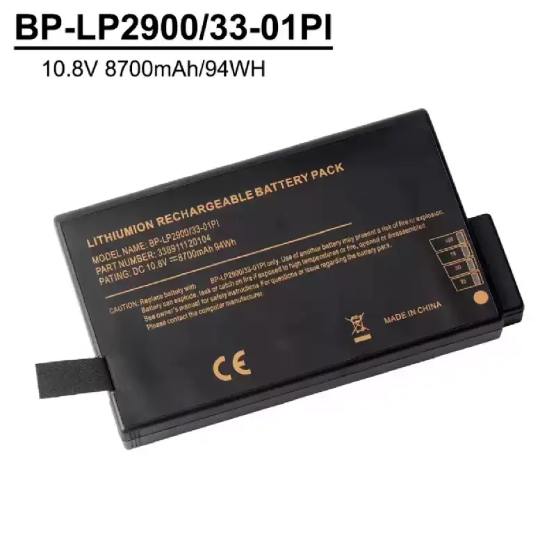 new for Getac X500 V100 V1010 V200 S400 BP-LP2900 battery
new for Getac X500 V100 V1010 V200 S400 BP-LP2900 battery