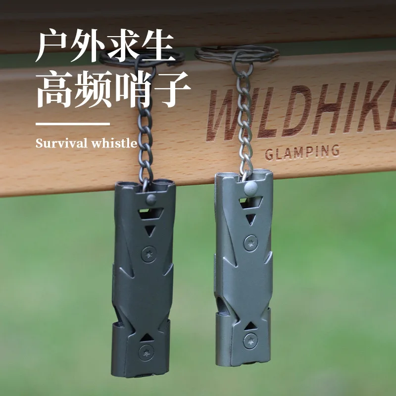 Survival Whistle, Dual-tube Sonic Whistle, Outdoor Distress Whistle, Stainless Steel High-decibel Whistle
Survival Whistle, Dual-tube Sonic Whistle, Outdoor Distress Whistle, Stainless Steel High-decibel Whistle