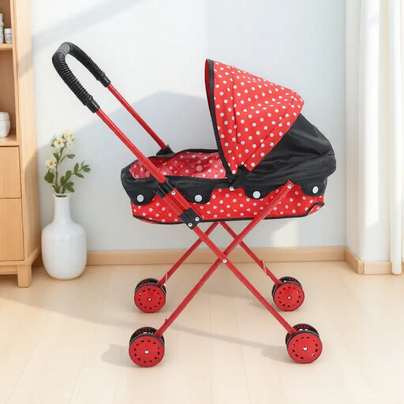 Baby Stroller Lightweight Large Capacity Storage Pretend Play Stroller for Kids Travel Use Stuff Carriage
Baby Stroller Lightweight Large Capacity Storage Pretend Play Stroller for Kids Travel Use Stuff Carriage