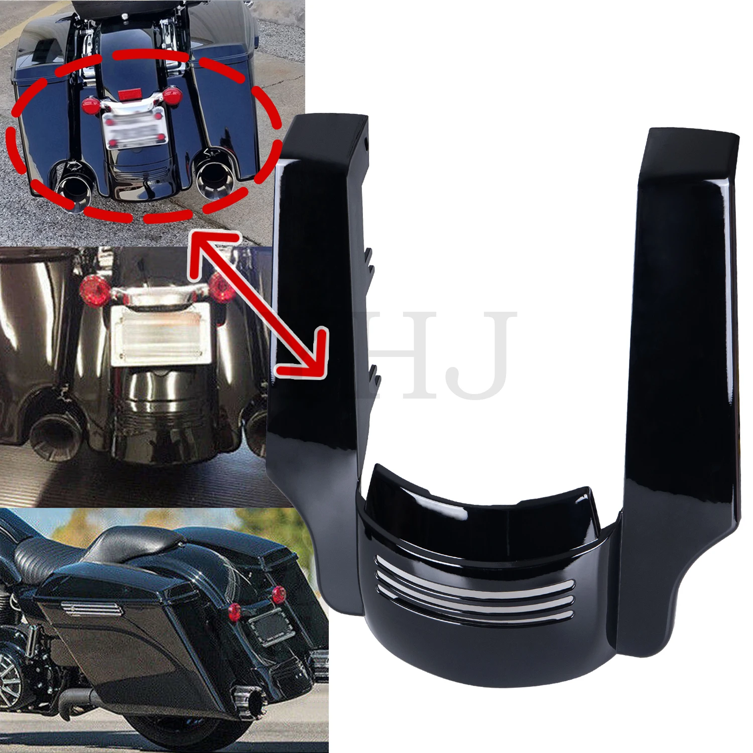 Black 5" Stretched Rear Fender Extension Filler For Harley Touring Electra Street Road Glide Ultra Classi Motorcycle Extended
Black 5" Stretched Rear Fender Extension Filler For Harley Touring Electra Street Road Glide Ultra Classi Motorcycle Extended