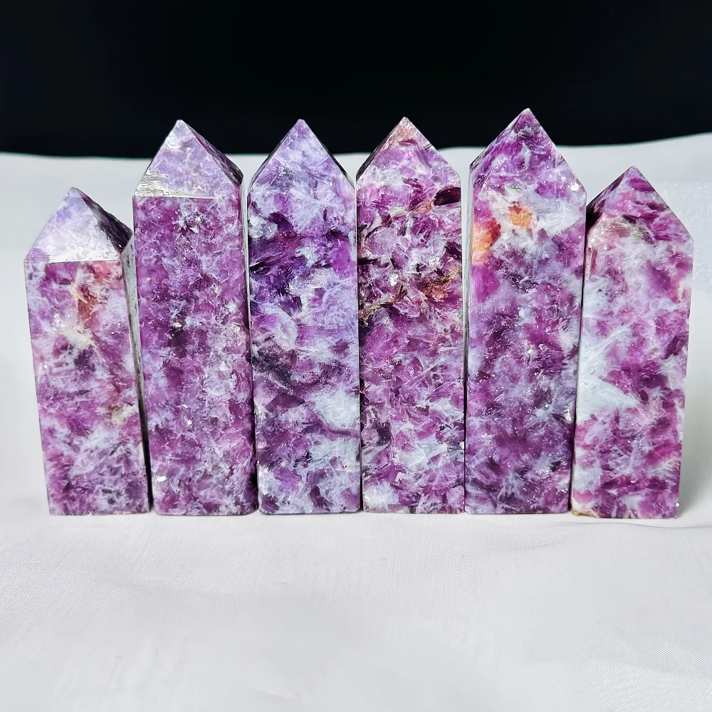 Natural Purple Lithium Mica Pillar Perfect for Desktop Decoration A Crystal of Happiness Home Decor
Natural Purple Lithium Mica Pillar Perfect for Desktop Decoration A Crystal of Happiness Home Decor