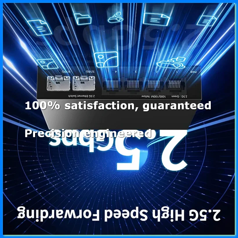 2.5GbE Switch 2.5GBASE-T 4 Port 2.5G RJ45 with 2 Port 10G SFP+ Fanless Plug and Play,Network Switch Desktop Wall US Plug-ABWO
2.5GbE Switch 2.5GBASE-T 4 Port 2.5G RJ45 with 2 Port 10G SFP+ Fanless Plug and Play,Network Switch Desktop Wall US Plug-ABWO